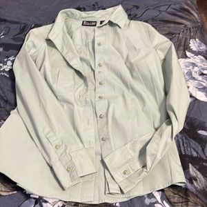 New York and company jeweled button down